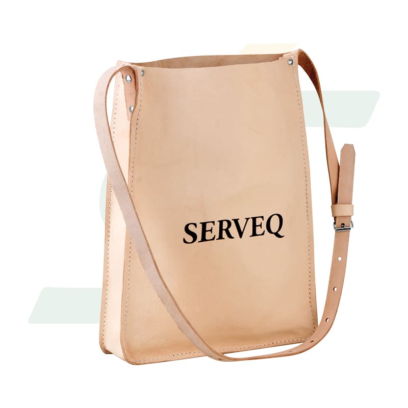 Bolsa de Couro s/ tampa