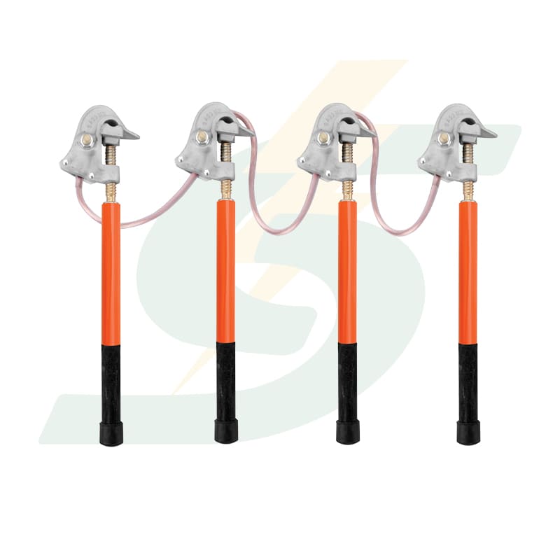 Conj. de aterramento p/ curto-circuitamento e rede BT